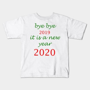 2020,new year Kids T-Shirt